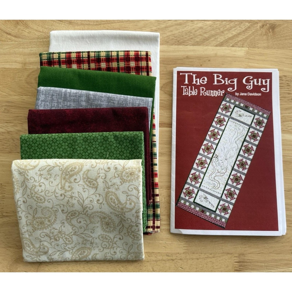 Turnberry‎ Lane The Big Guy Table Runner Kit Designed By Jana Davidson 19"x48"